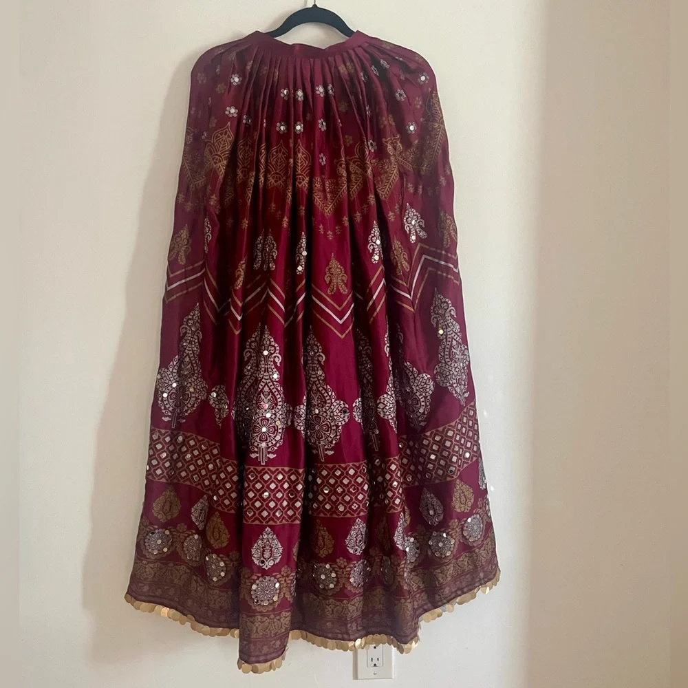 ZAHRA AHMED Silk Lehenga, Choli and Duppatta - Picture 4 of 15